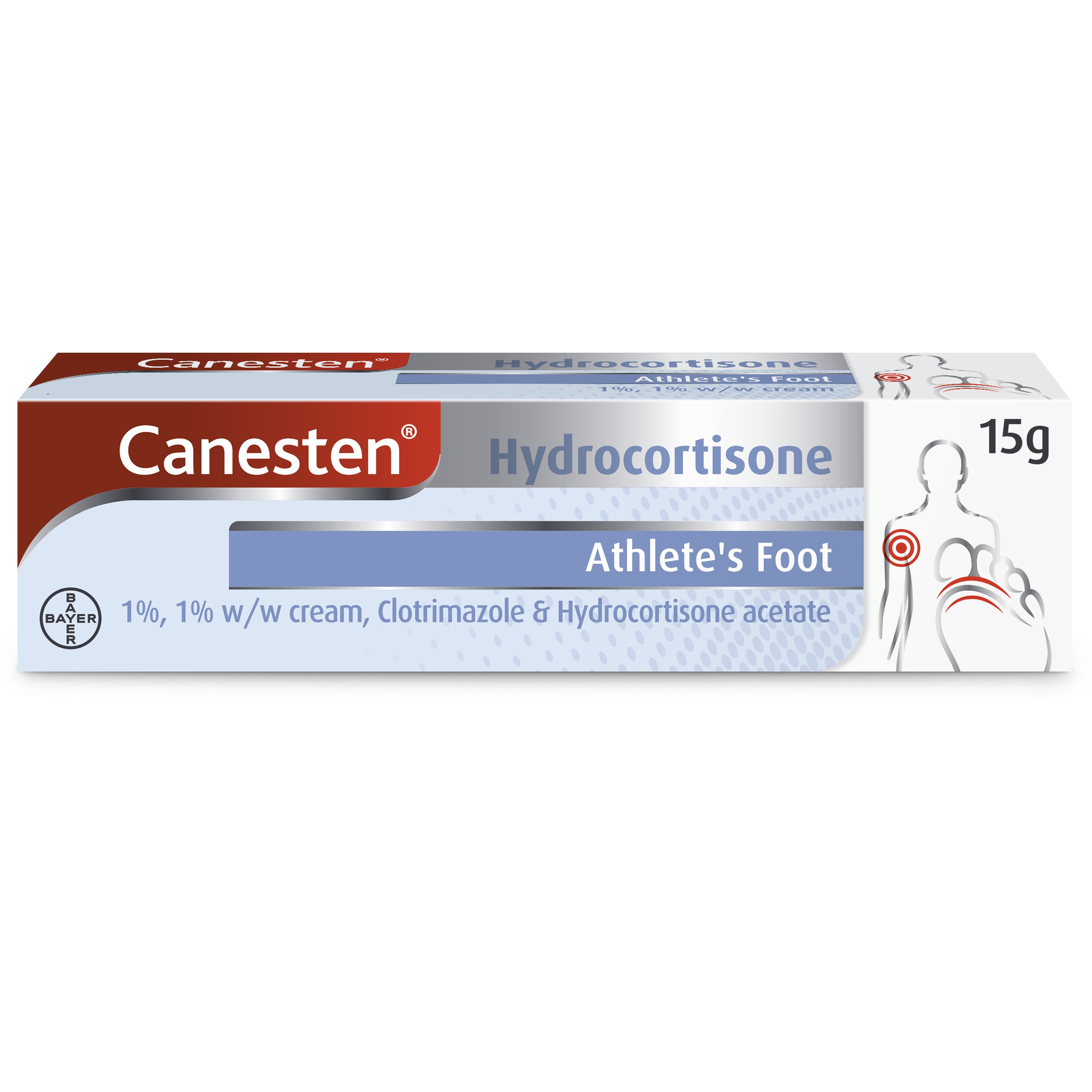 Canesten Hydrocortisone Athlete’s Foot Cream for athlete’s foot