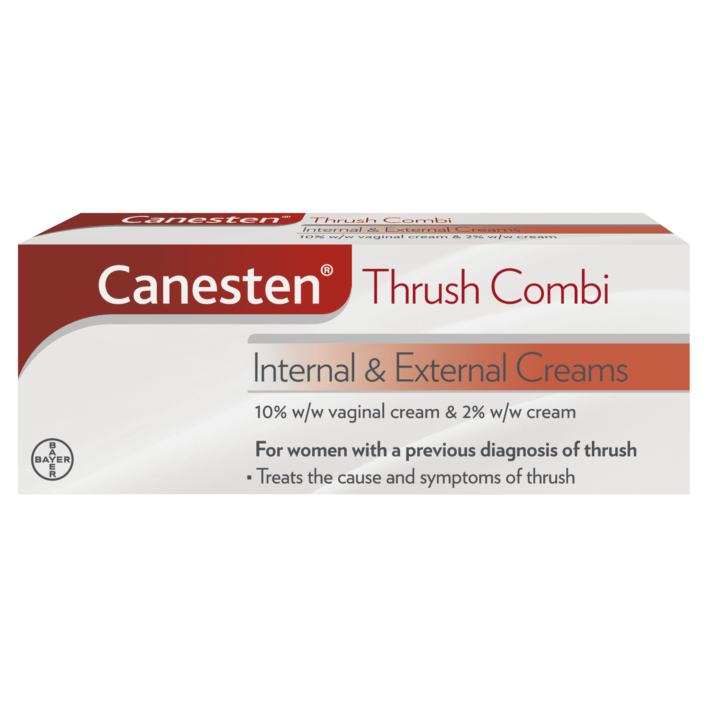 Imagery of Canesten Thrush Combi Internal and External Creams