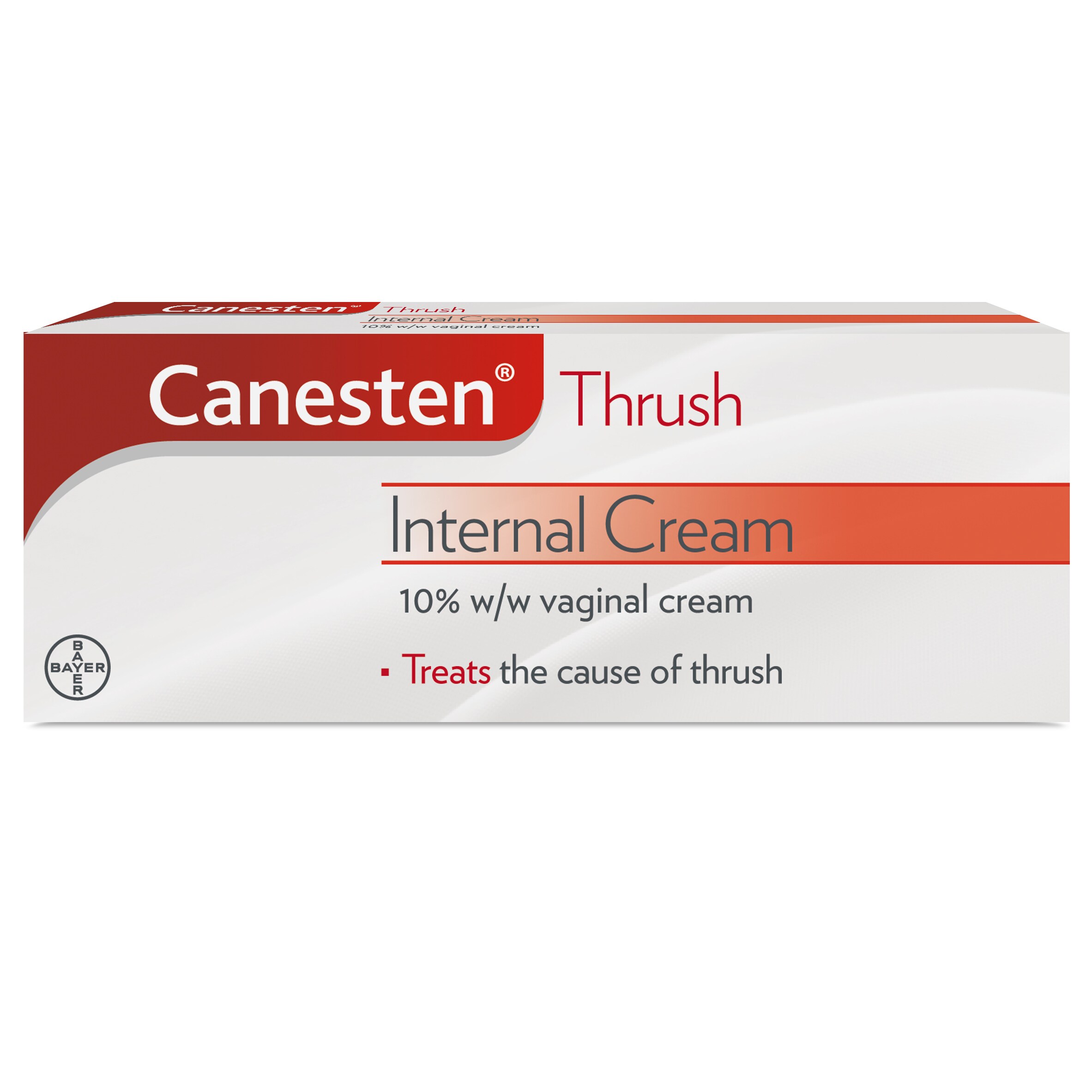 Hero image of Canesten Thrush Internal Cream with pre-filled applicator